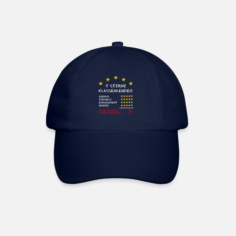 Klassenlehrer Zeugnis Lehrer Geschenk - Baseballkappe - Blau/Blau