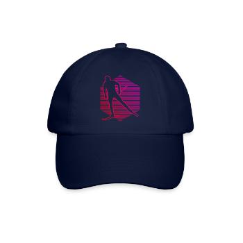 Langlauf Langlauf Klassisch Damen Langlauf Skating - Baseballkappe - Blau/Blau - Vorne