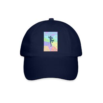 Bouldering Climber Gift Climbing Wall Boulderer - Baseball Cap - blue/blue - Front