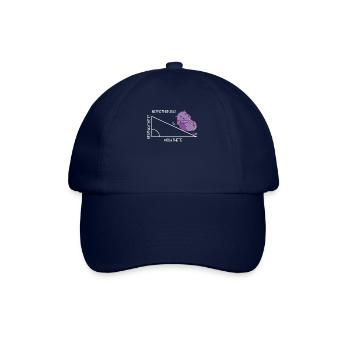 Drôle de jeu de mots mathématiques Hippothenuse Hippopotamus - Casquette classique - bleu/bleu - Devant