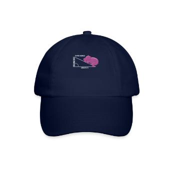 Drôle de jeu de mots mathématiques Hippothenuse Hippopotamus - Casquette classique - bleu/bleu - Devant
