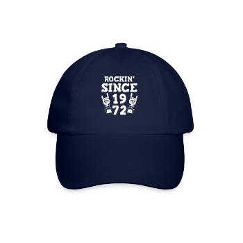 Rockin Since 1972 - Baseballkappe - Blau/Blau - Vorne