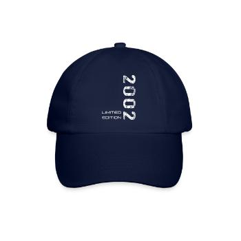 I am built in 2002 - Baseball Cap - blue/blue - Front