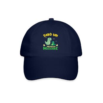 Saro Un Fratello Maggiore Dinosauro Regalo - Baseballkappe - Blau/Blau - Vorne