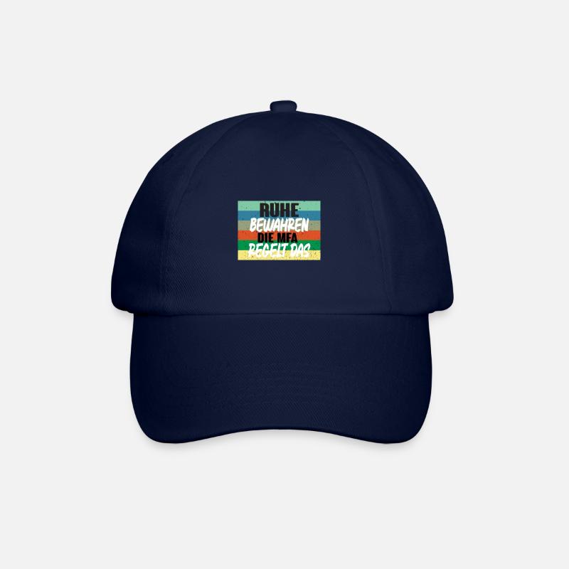 Ruhe bewahren die MFA regelt das - Baseballkappe - Blau/Blau