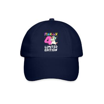 Finally 4 Limited Edition - Dabbing Unicorn - Baseball Cap - blue/blue - Front