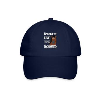 don't eat the blacksmith funny grim horse - Baseball Cap - blue/blue - Front