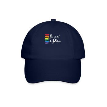 This Is Not A Phase Gay Pride Month | LGBT - Baseballkappe - Blau/Blau - Vorne