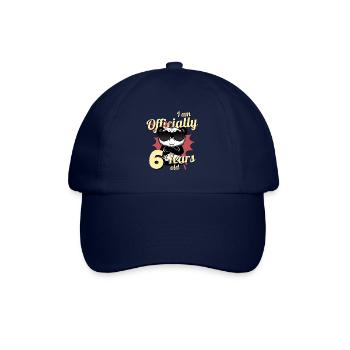 J’ai officiellement 6 ans - Panda Birthday - Casquette classique - bleu/bleu - Devant