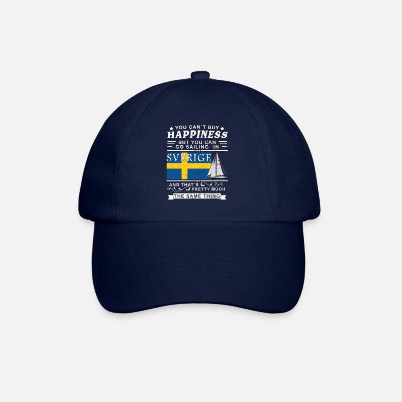 Schweden segeln Sverige Ostsee Schäre Geschenkidee - Baseballkappe - Blau/Blau