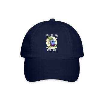 Alcohol Today I Don't Want To Be A Wine Bottle - Baseball Cap - blue/blue - Front
