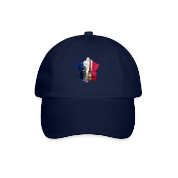 Frankreich - Baseballkappe - Blau/Blau - Vorne