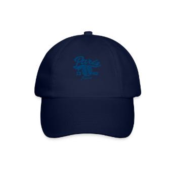 France Gift Paris French French Monaco - Baseball Cap - blue/blue - Front