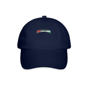 Palästina Geschenk Free Palestine Gaza Streifen - Baseballkappe - Blau/Blau - Vorne