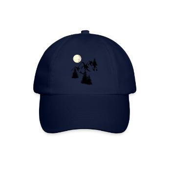 Montagnes Moon Peak Épicéa Nombril Arbre Sapin Naturel - Casquette classique - bleu/bleu - Devant