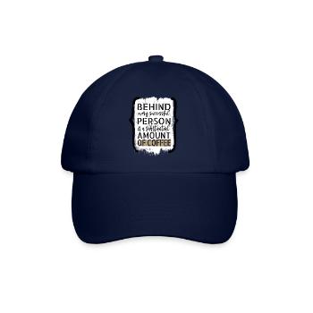 birthday present present gift idea cool statement - Baseballkappe - Blau/Blau - Vorne