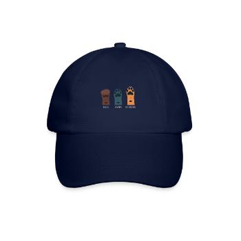 Rock Paper Ciseaux Chien Drôle Pet Mains Jeu Cool - Casquette classique - bleu/bleu - Devant