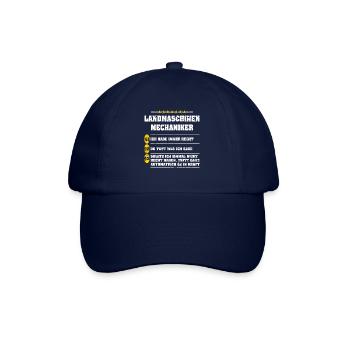 Landmaschinenmechaniker haben immer Recht - Baseballkappe - Blau/Blau - Vorne
