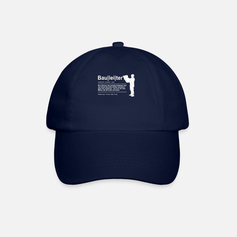 Bauleiter Baustelle Bauherr - Baseballkappe - Blau/Blau