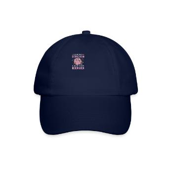 Ein Tag ohne Sticken ist beschissen Hobby Stricken - Baseballkappe - Blau/Blau - Vorne