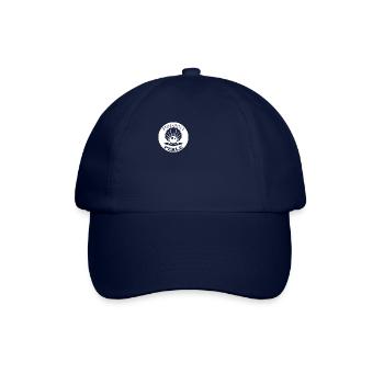 Ruhrpottperle Lustiges Motiv mit Muschel und Perle - Baseballkappe - Blau/Blau - Vorne