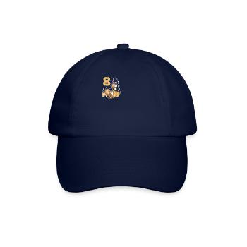 8 ans Animaux Zoo 8ème anniversaire Enfants Cadeau - Casquette classique - bleu/bleu - Devant