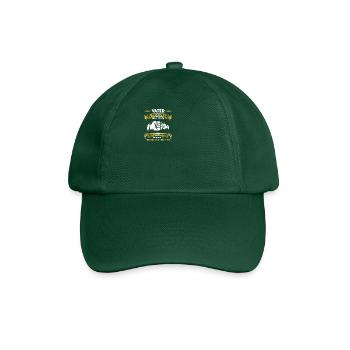 Vater Tochter Spruch Papa Vatertag Geschenk - Baseballkappe - Flaschengrün - Vorne