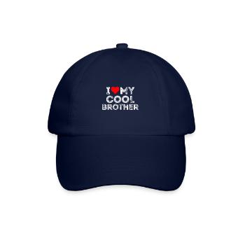 J’aime mon frère cool - Casquette classique - bleu/bleu - Devant