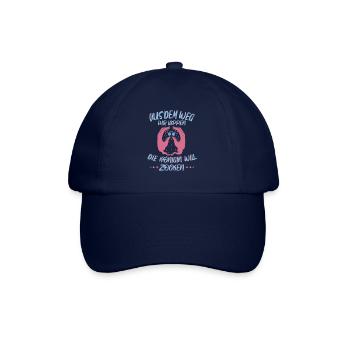Aus Dem Weg Ihr Lappen der König Will Zocken Gamer - Baseballkappe - Blau/Blau - Vorne