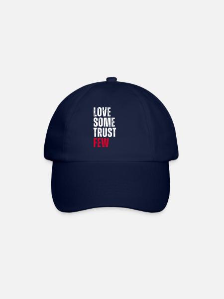 Love Some Trust Few - Casquette classique - bleu/bleu