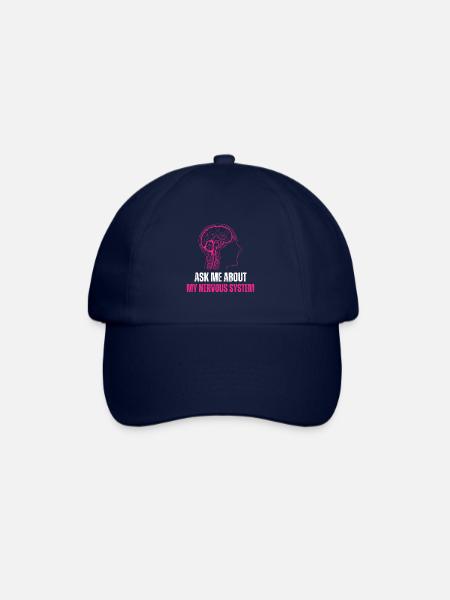Ask Me About My Nervous System - Casquette classique - bleu/bleu