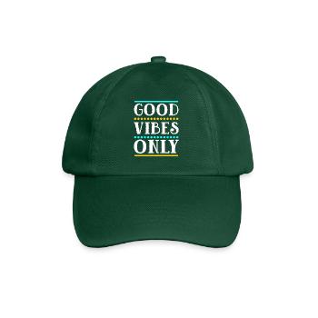 Bonnes vibrations seulement - Casquette classique - vert bouteille - Devant