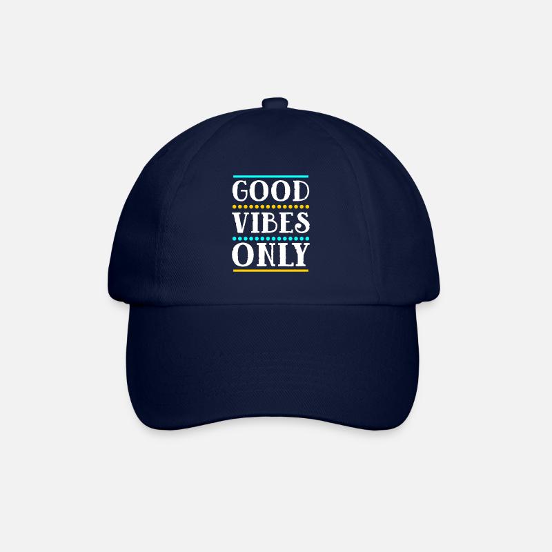 Good Vibes Only - Baseball Cap - blue/blue