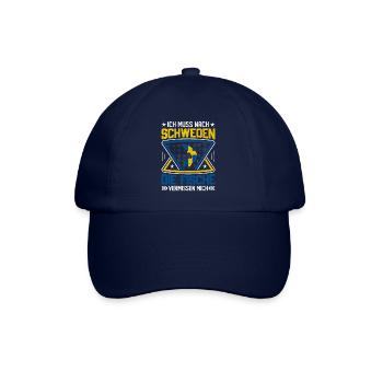 Angeln in Schweden Angeltrip nach Schweden - Baseballkappe - Blau/Blau - Vorne