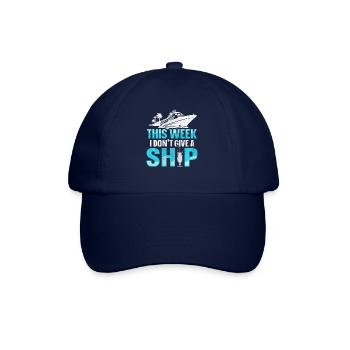 Drôle de pet de croix cette semaine je ne donne pas un navire - Casquette classique - bleu/bleu - Devant