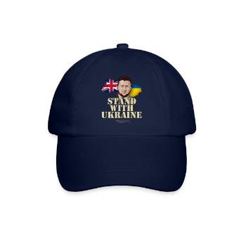 Ukraine La Grande-Bretagne se tient aux côtés de l’Ukraine - Casquette classique - bleu/bleu - Devant