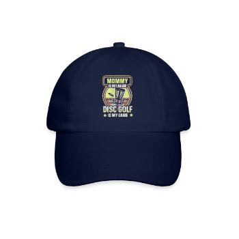 Maman est mon nom Disc Golf est mon jeu pour maman - Casquette classique - bleu/bleu - Devant