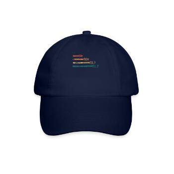 Cool Tracking Progress Retro Marathon Runner - Baseballkappe - Blau/Blau - Vorne