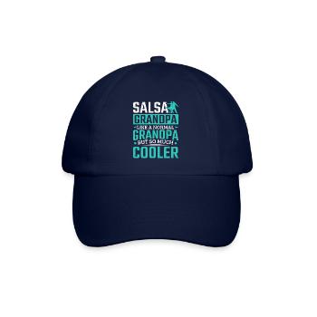 Salsa Grand-père Beaucoup plus cool Danse latine Sala - Casquette classique - bleu/bleu - Devant