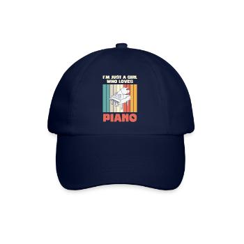 Musical butterfly with colorful background - Baseball Cap - blue/blue - Front