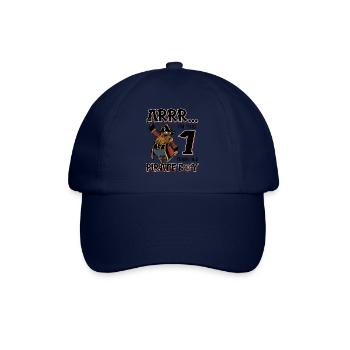 Pirate Boy 1 year old pirate 1st birthday - Baseball Cap - blue/blue - Front