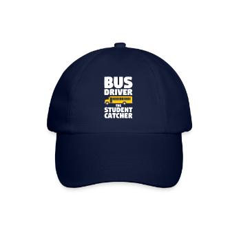 Bus Driver The Student Catcher Back To School - Baseballkappe - Blau/Blau - Vorne