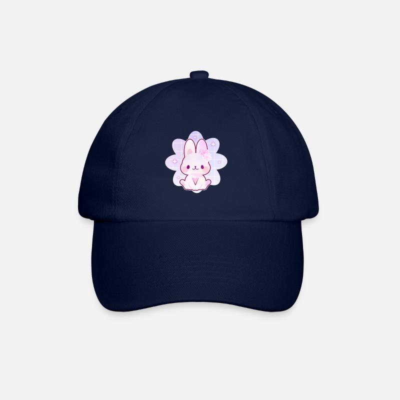 Lapin Kawaii - Casquette classique - bleu/bleu