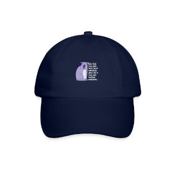 Ein part von mir möchte hart arbeiten - Baseballkappe - Blau/Blau - Vorne