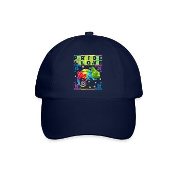 Rainbow Chameleon, LGBT Pride-Rainbow LGBTQ - Baseball Cap - blue/blue - Front