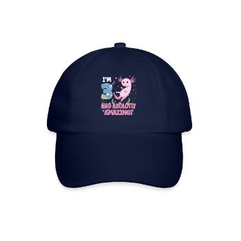 I'm 3 sweet axolotl 3rd birthday gift - Baseball Cap - blue/blue - Front