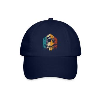 Dirt Bike Rider Motocycle Freestyle Motocross - Baseball Cap - blue/blue - Front