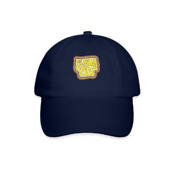 Kinderg�rtenstimmung Retro zur�ck zur Schule - Baseballkappe - Blau/Blau - Vorne