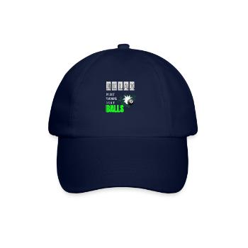 Breaking Your Balls Funny Billiards Pool Player - Baseball Cap - blue/blue - Front