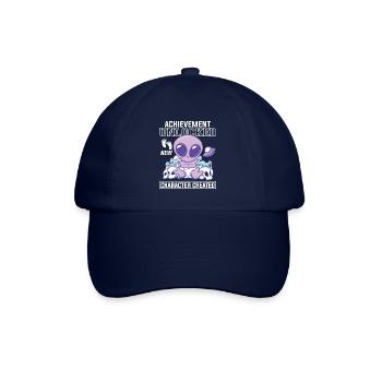 Achievement Unlocked New Character Created Gender - Baseball Cap - blue/blue - Front